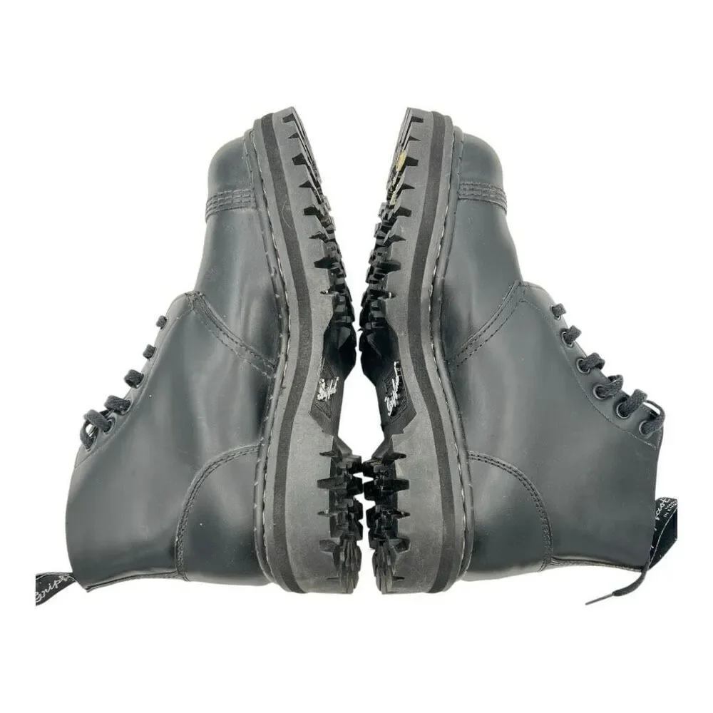 The Original Gripfast Men's Leather Steel Toe Capped Derby Boot Black Size 8